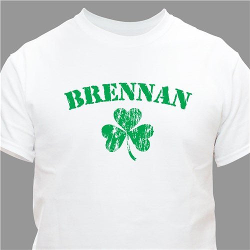 Unique Personalized Custom Shamrock Shirt Customized Pub Signs Gifts for Men by Groovy Guy