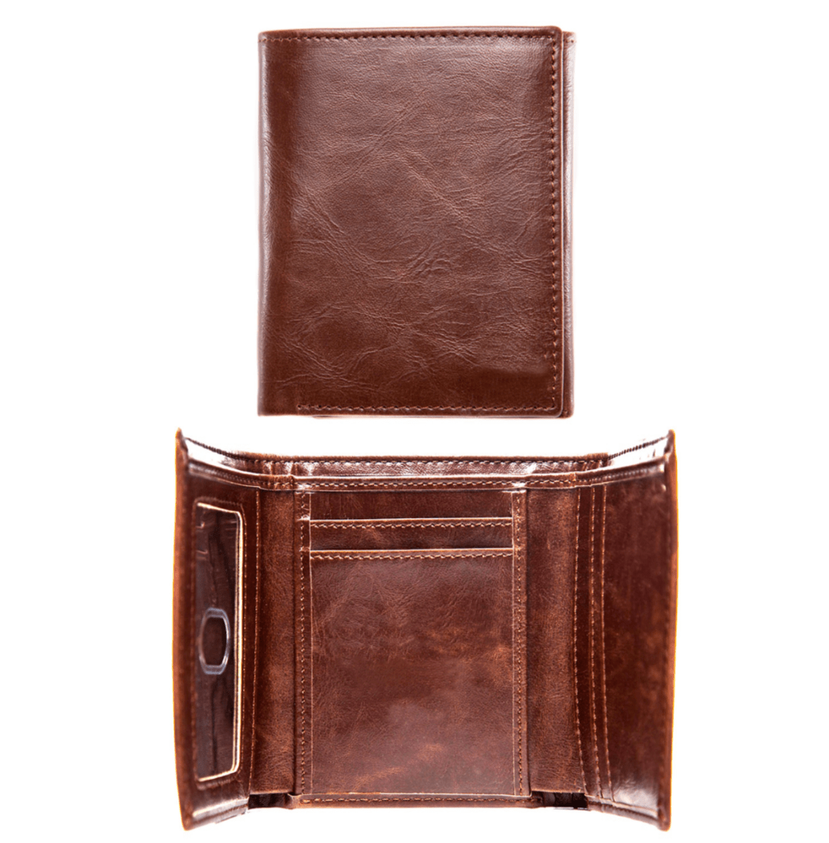 Unique Personalized Holster Personalized Leather Trifold Wallet Customized Wallet Gifts for Men by Groovy Guy