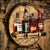 Whiskey Barrel Shelf