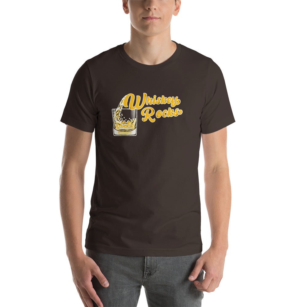 Unique Personalized On the Rocks Tee Customized Shirts Gifts for Men by Groovy Guy