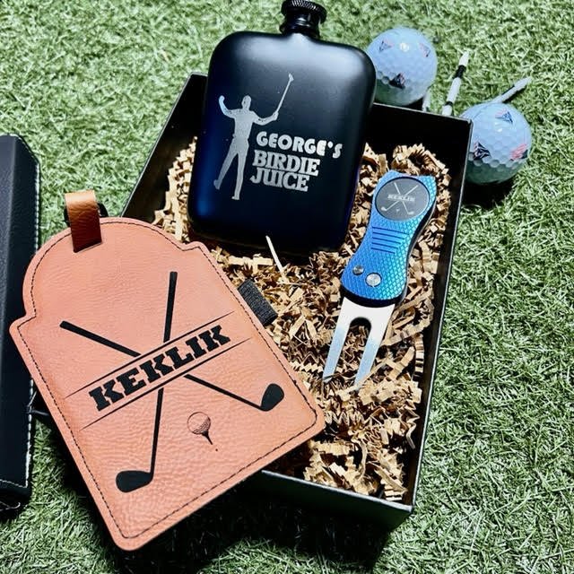 Unique Personalized Par Tee Golf Gift Set Customized Golf Gifts for Men by Groovy Guy