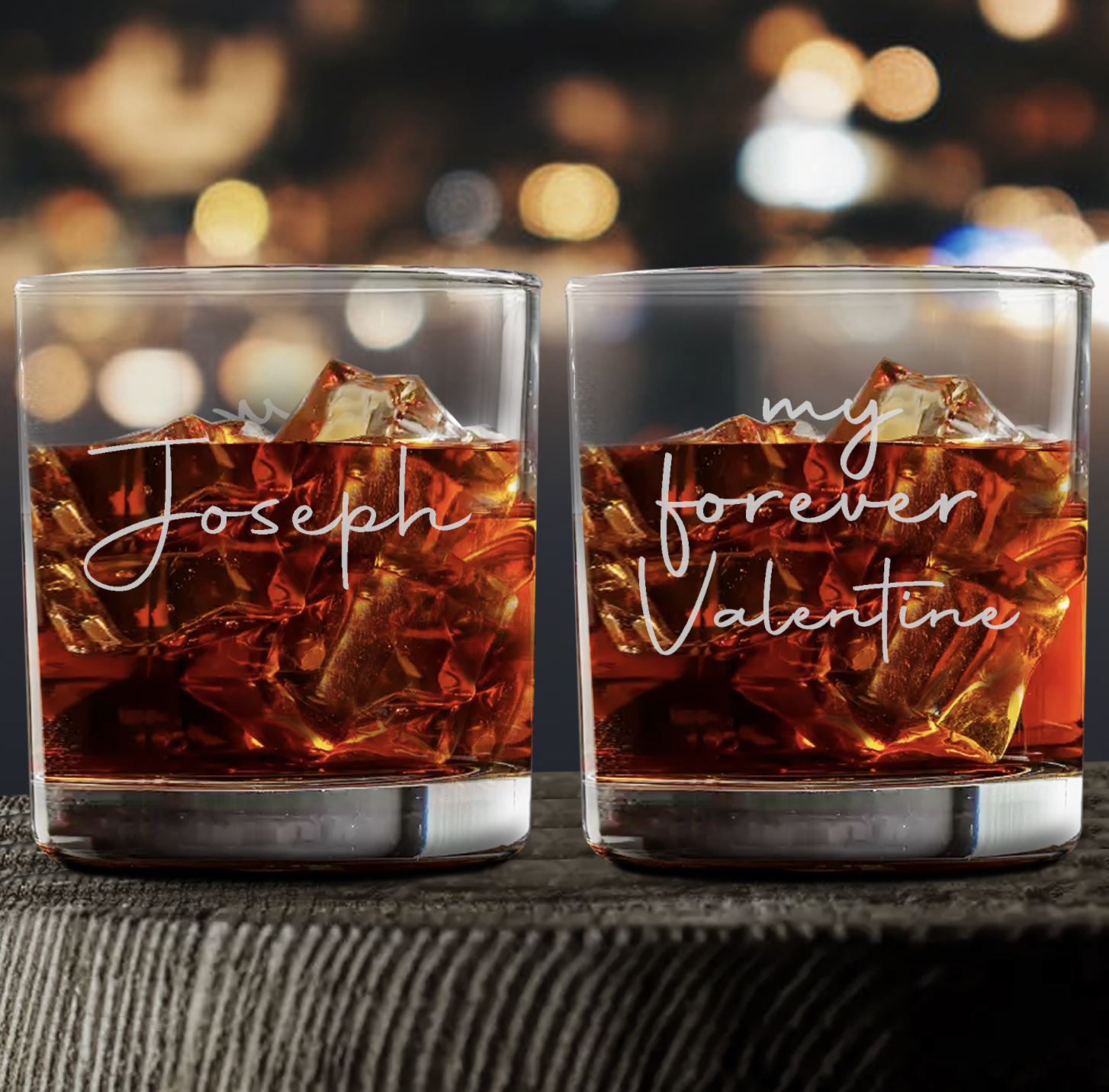 Valentine Whiskey Glass