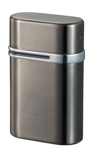 Unique Personalized Triflow Gunmetal Torch Lighter Customized Cigar Gifts for Men by Groovy Guy