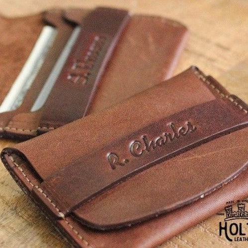 Custom handmade leather bifold : r/wallets