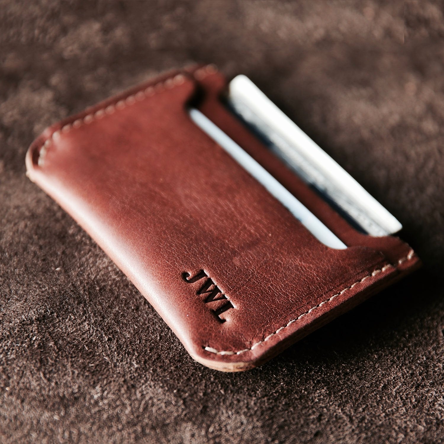 Mens Wallet Leather Wallet Minimalist Personalized Wallet 