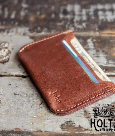 Groovy Guy Personalized Leather Wallet