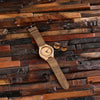 Engraved Wooden Watch & Leather Band