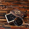 Dark Wood Engraved Groomsmen Watch and Box