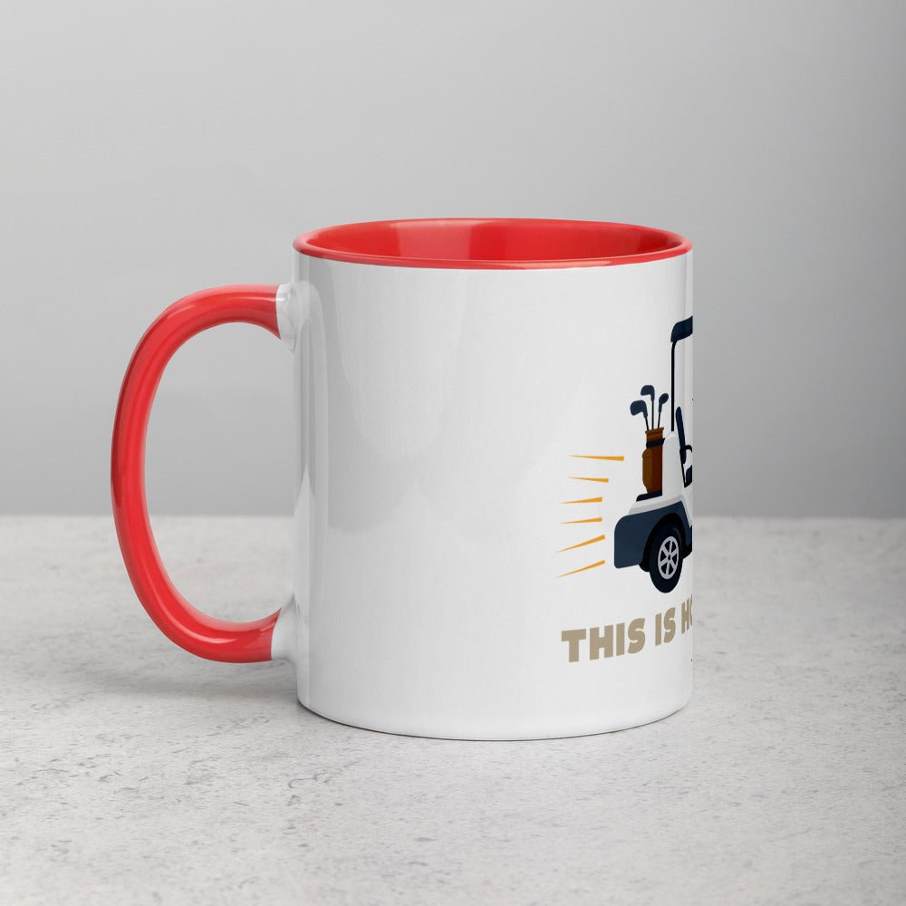 Unique Personalized Gone Golfing Mug Customized Glassware Gifts for Men by Groovy Guy