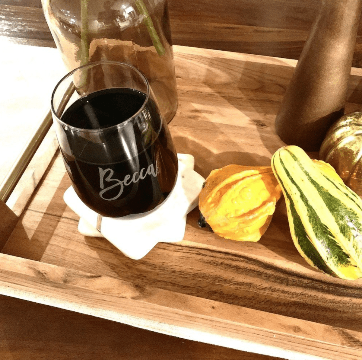 Unique Personalized Personalized Wine Glass Set Customized Glassware Gifts for Men by Groovy Guy