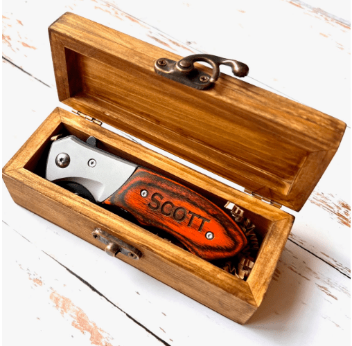 Unique Personalized Armed And Retired Customized Retirement Gifts for Men by Groovy Guy